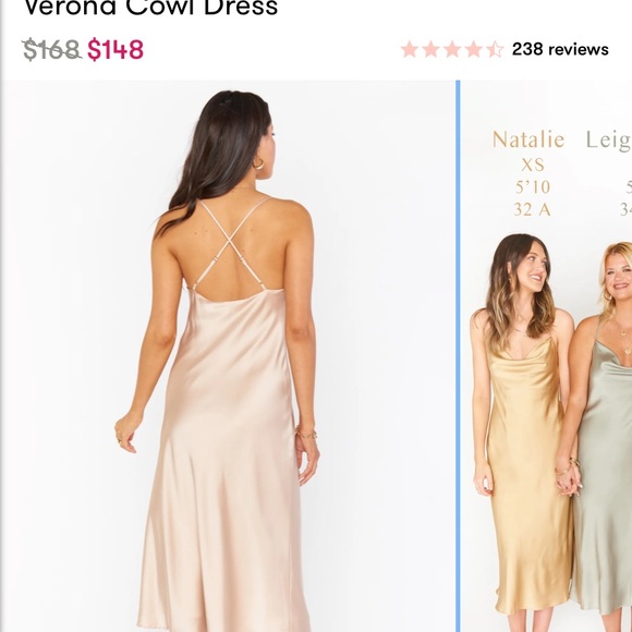Show Me Your Mumu Verona Cowl Midi Bridesmaid Dress - Picture 4 of 7